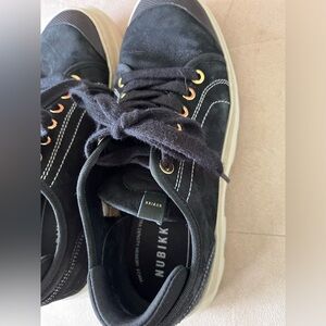 Platform black sneakers. Portuguese brand Nubikk. Light and comfortable.